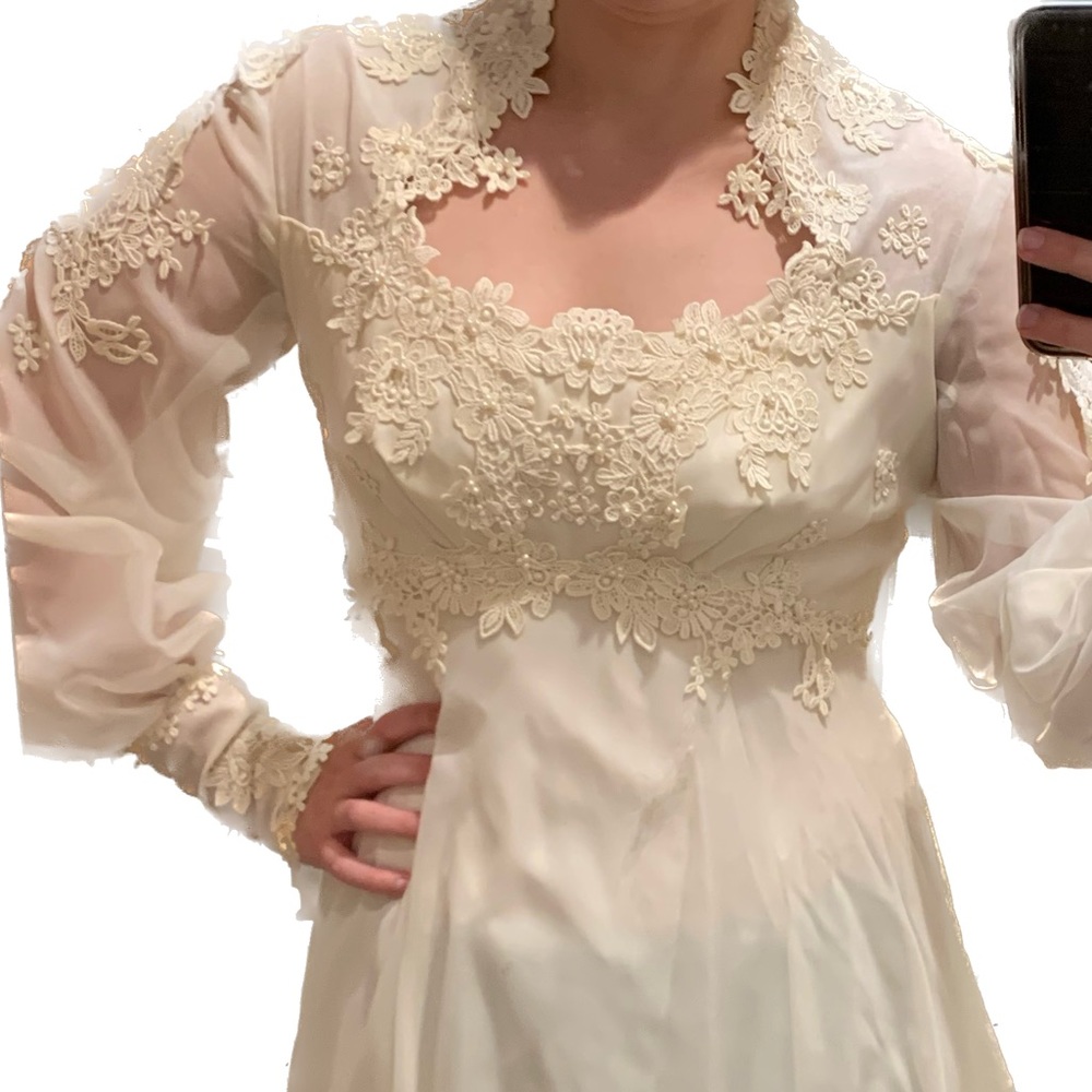 Vintage Empire Waist Wedding Dress